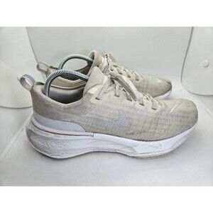 Nike ZoomX Invincible Run Flyknit 3 Shoes Mens 9 White Photon Dust Road Sneakers